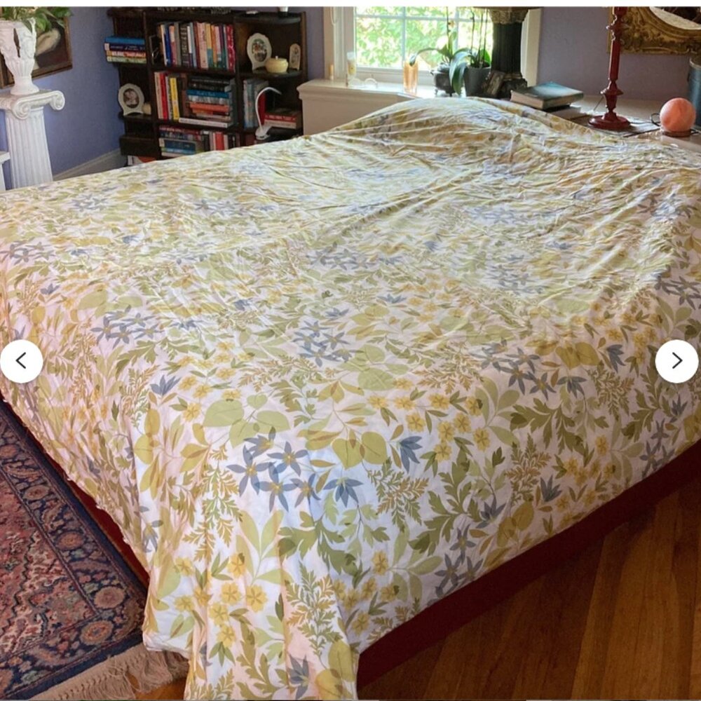 L.L. Bean Floral King duvet cover